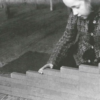 Little girl with the rods, first Montessori class in Berlin-Tegel, 1947 - T. Müller, R. Schneider, <em>Lehrmaterialien 1913-1935. Möbel und Architektur. Techning Meterials 1913-1935. Furniture and Architecture</em>, München, Prestel Verlag, 2002, p.91$$$451