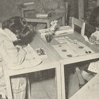 Lo studio è gioia e assorbe tutte le facoltà dei bambini nelle occupazioni giornaliere, liberamente scelte (Scuola Montessori di Villa Paganini – Roma) - “Vita dell’infanzia”, a.I, n. 5-6-7, maggio-giugno-luglio 1952, p.37.$$$483