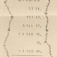 Esercizio di matematica di una alunna di classe prima, 1927 - &lt;i&gt; Come lavorano e imparano gli alunni delle classi Montessoriane&lt;/i&gt;, in "L'Idea Montessori", a.II, n.9, maggio (pubblicato in luglio) 1929, p.7.$$$334