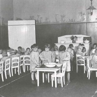 State Children's House on Seestraße, Berlin-Wedding, 1927 - T. Müller, R. Schneider, <em>Lehrmaterialien 1913-1935. Möbel und Architektur. Techning Meterials 1913-1935. Furniture and Architecture</em>, München, Prestel Verlag, 2002, p.36.$$$375
