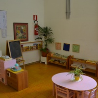 [Practical life and fine motor skills area, Montessori Micronido run by the ONM in agreement with the Municipality of Rome, Via Nomentana 56, first decade of the 2000s] – ONM Archive.$$$523